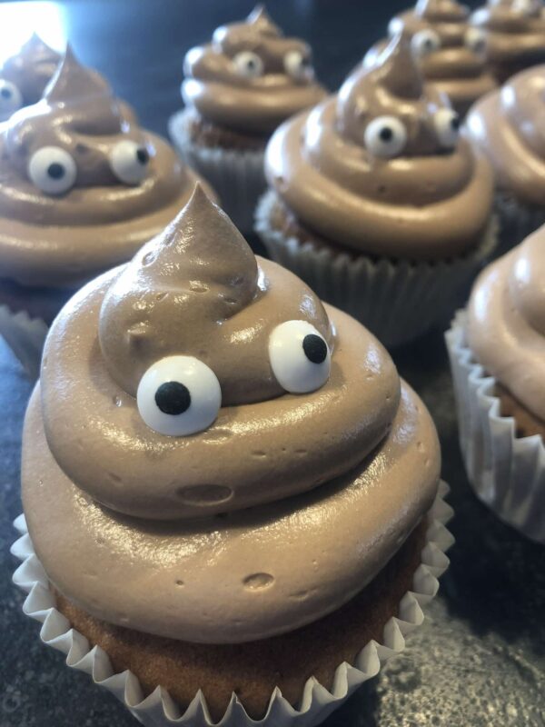Chocolade cupcake + decoratie