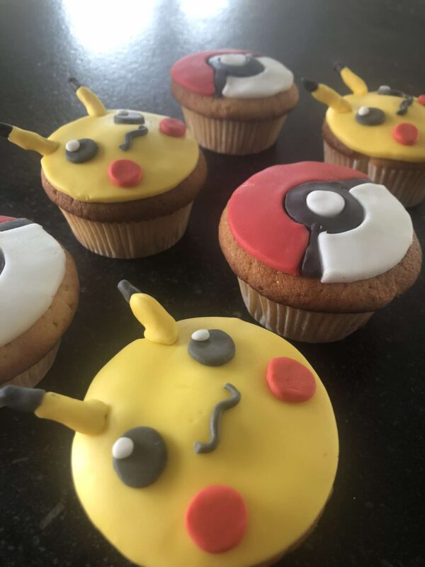 vanille cupcake + decoratie - Afbeelding 4