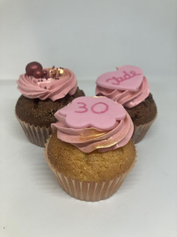 vanille cupcake + decoratie